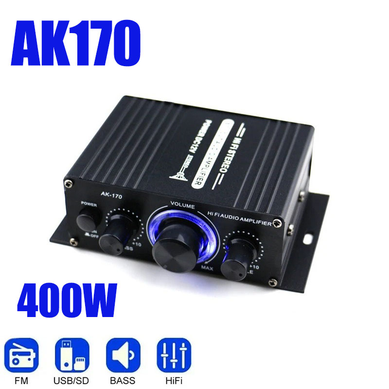 Genius Home Cinema - AK170 Mini Digital Power Audio Car