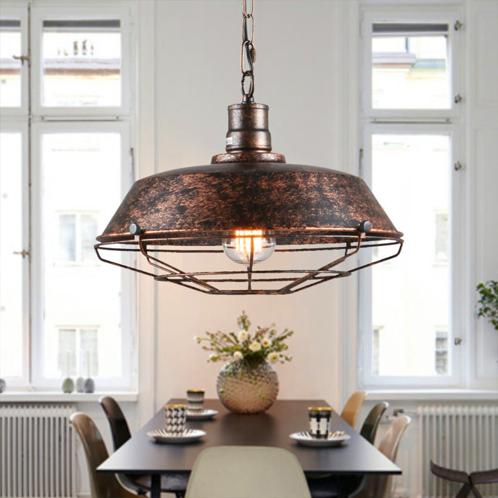 Home Cinema Glasses - Vintage Pendant Light Retro Loft Chandelier