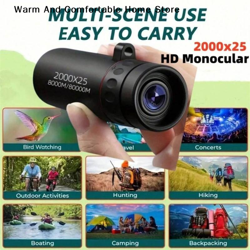 Home Cinema Center - 【W】2000x25 HD Monocular Telescope Mini Portable