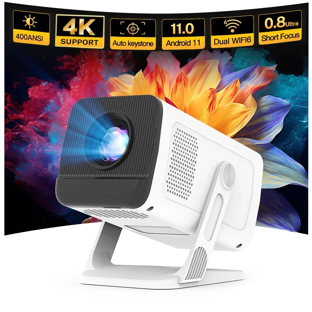 Video Home Cinema - Mini Projector with Wifi6 and BT5.4