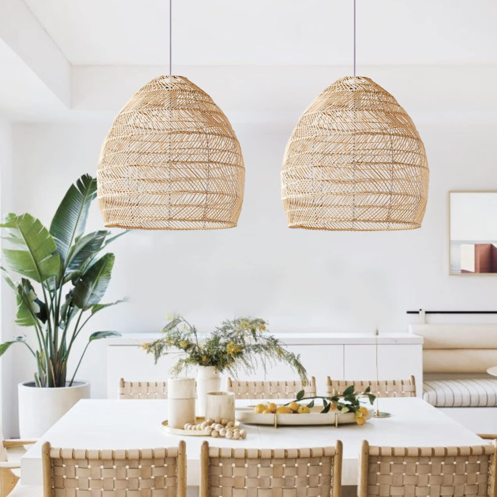 Home Cinema Glasses - Rattan Woven Pendant Light Shades,Kitchen Island
