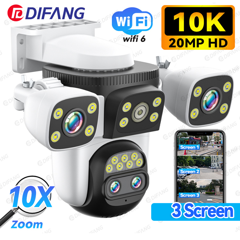 Home Cinema Screen - 10K Security Protection WiFi6 Camera Outdoor