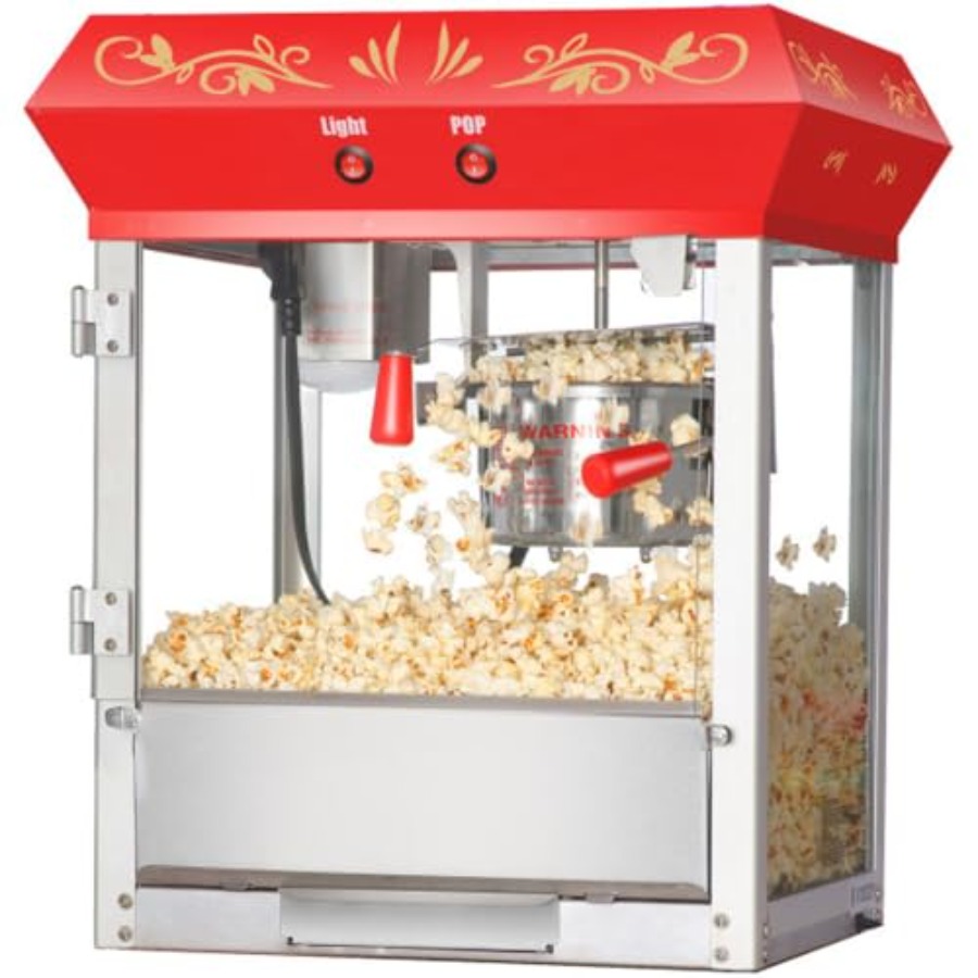 Popcorn Machine Home - Popcorn Machine 4oz Popper with Stainless-Steel