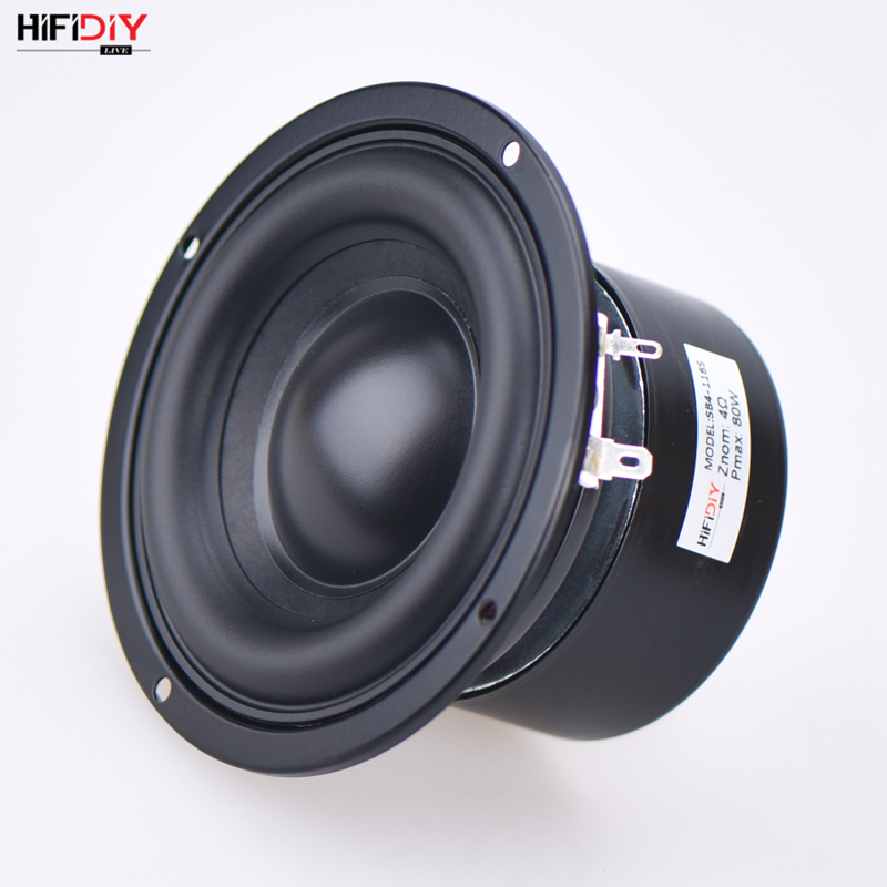 Home Cinema Unit - HIFIDIY AUDIO 4.5 inch 80W Round