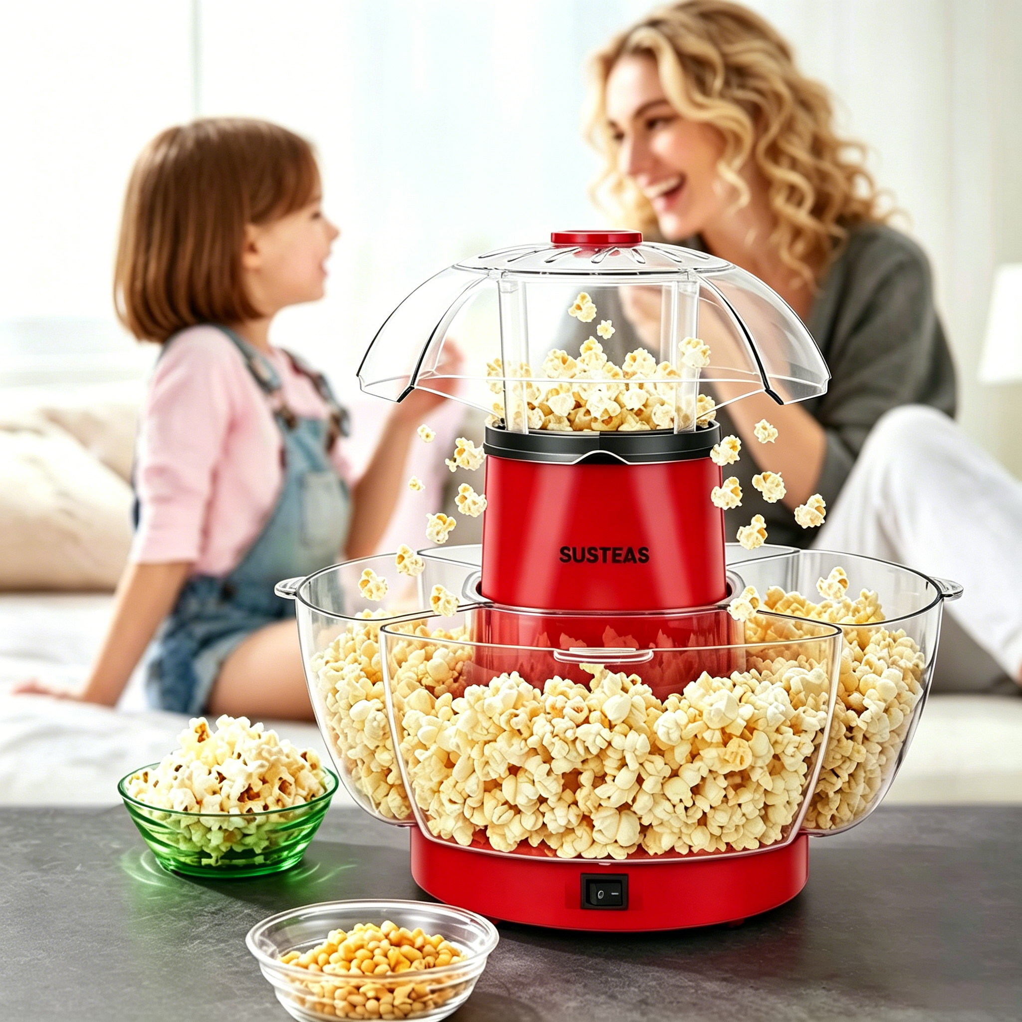 1200W Electric Hot Air Popcorn - Popcorn Machine Home reseña y precio