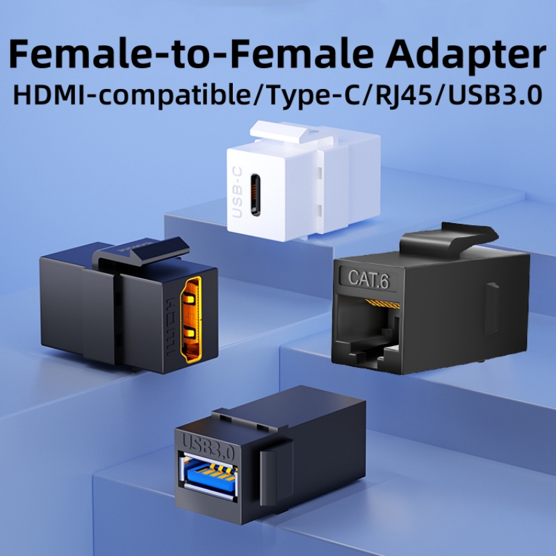 Female to Female Keystone Jack - Home Cinema Usb reseña y precio