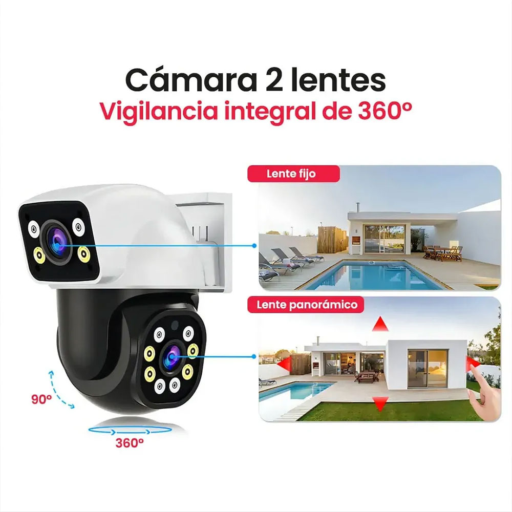 4K Dual Lens Wifi PTZ Camera 8 - Home Cinema Sony reseña y precio