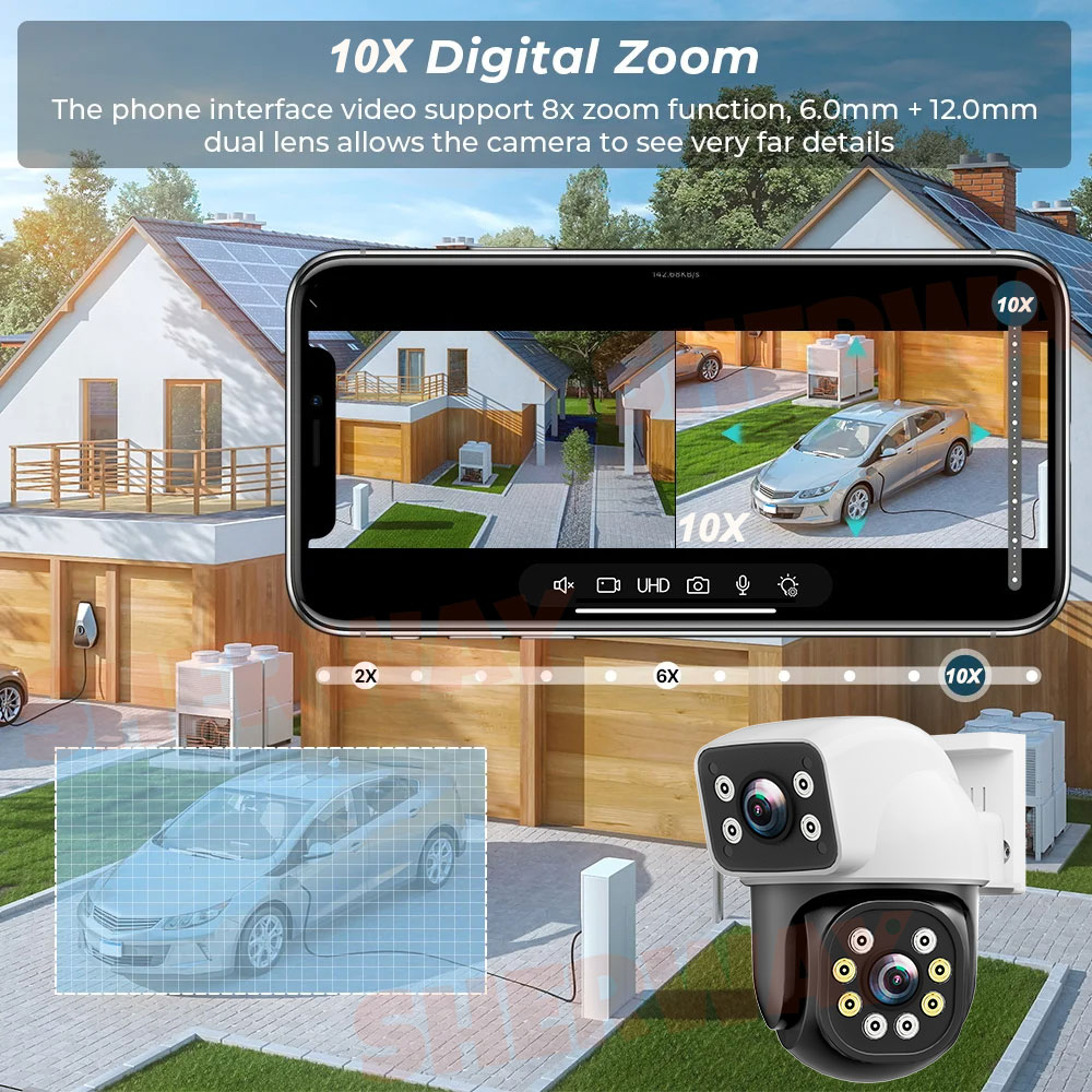 4K Dual Lens Wifi PTZ Camera 8 - Home Cinema Sony reseña y precio