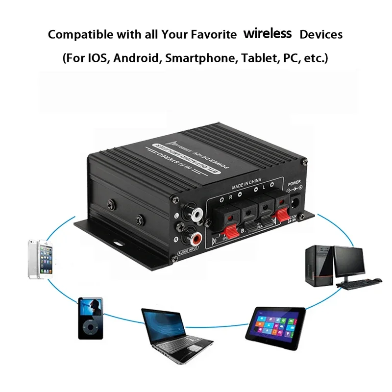 AK170 Mini Digital Power Audio - Genius Home Cinema reseña y precio