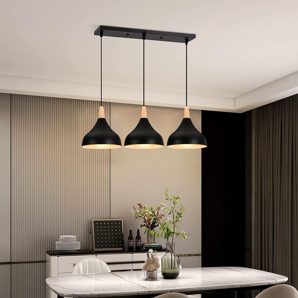 Nordic Wood LED Pendant Lights - Home Cinema Glasses reseña y precio