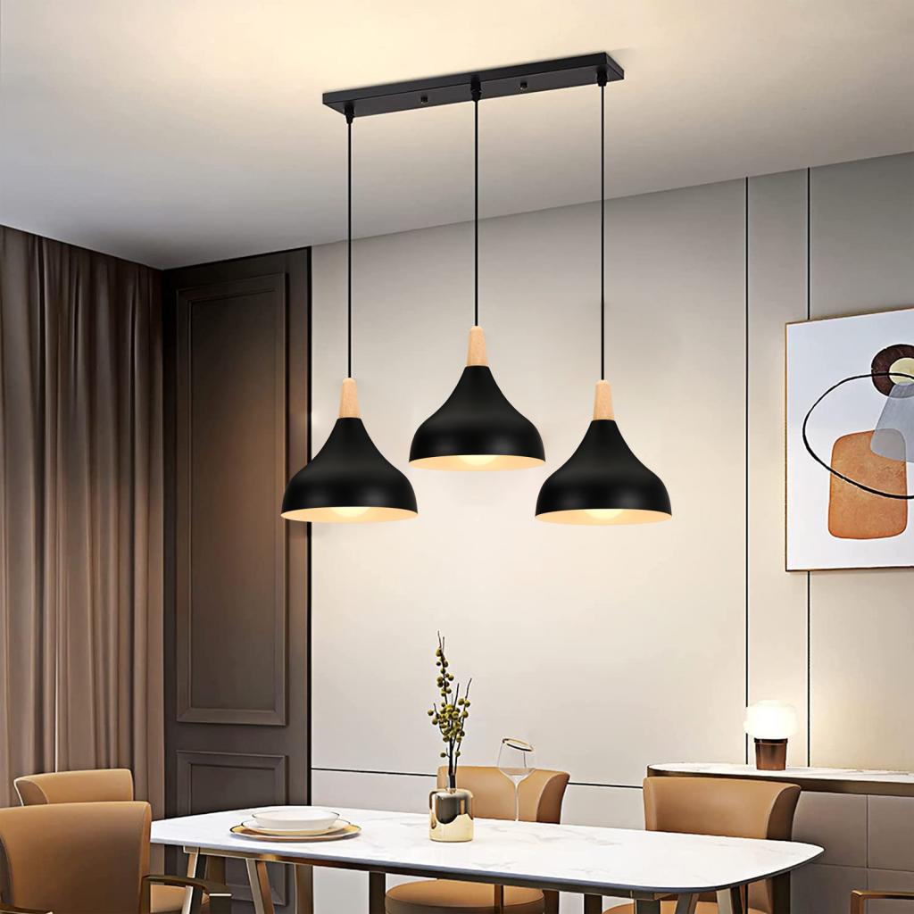 Nordic Wood LED Pendant Lights - Home Cinema Glasses reseña y precio