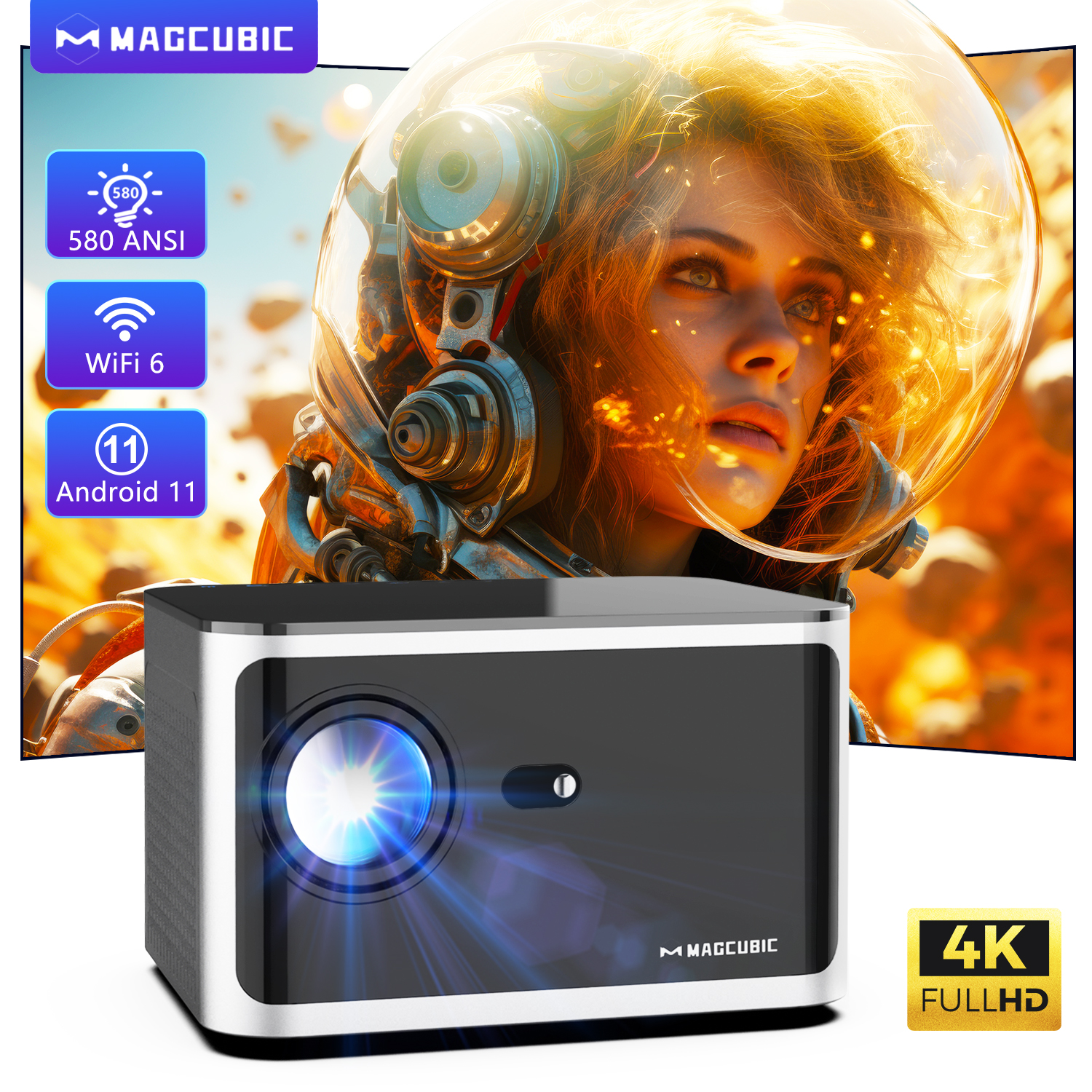 Magcubic HY350 Pro 580ANSI Pro - Video Home Cinema reseña y precio