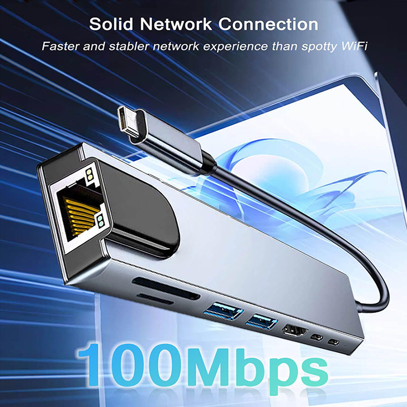 8 In 1 USB Type C Hub for MacB - Home Cinema Usb reseña y precio
