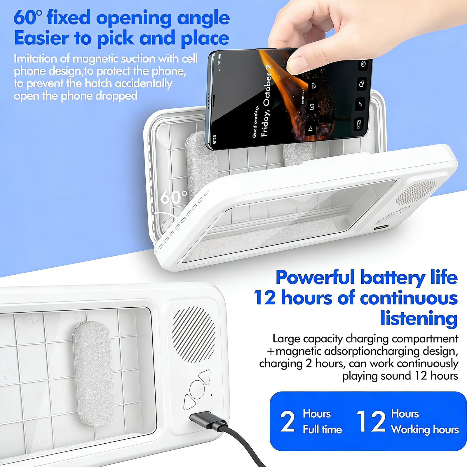 Waterproof Mobile Phone Case f - Wall Mount Speaker reseña y precio