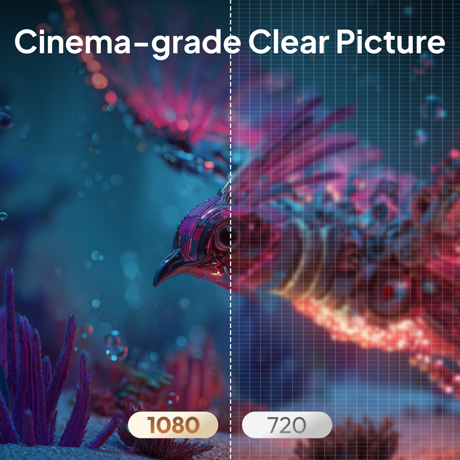 VEVSHAO 1080P Projector 4K A24 - Video Home Cinema reseña y precio