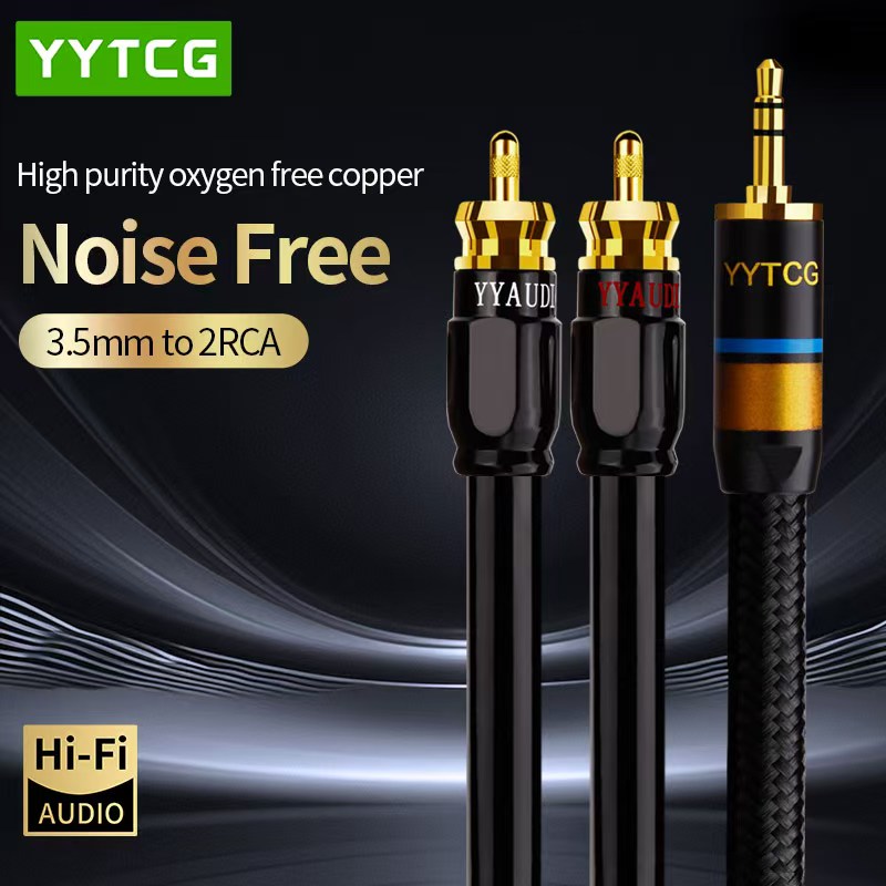 YYTCG RCA Cable HiFi Stereo 3. - Genius Home Cinema reseña y precio