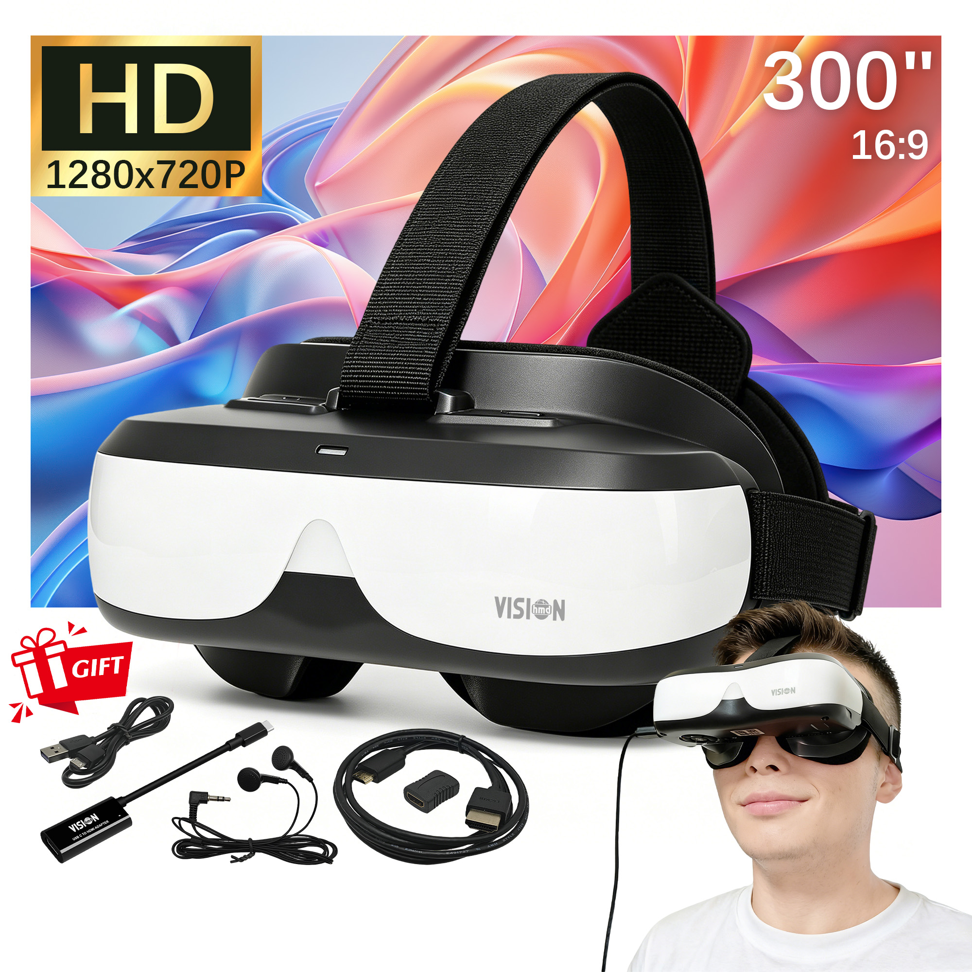 Portable Head Mounted Display  - Video Home Cinema reseña y precio