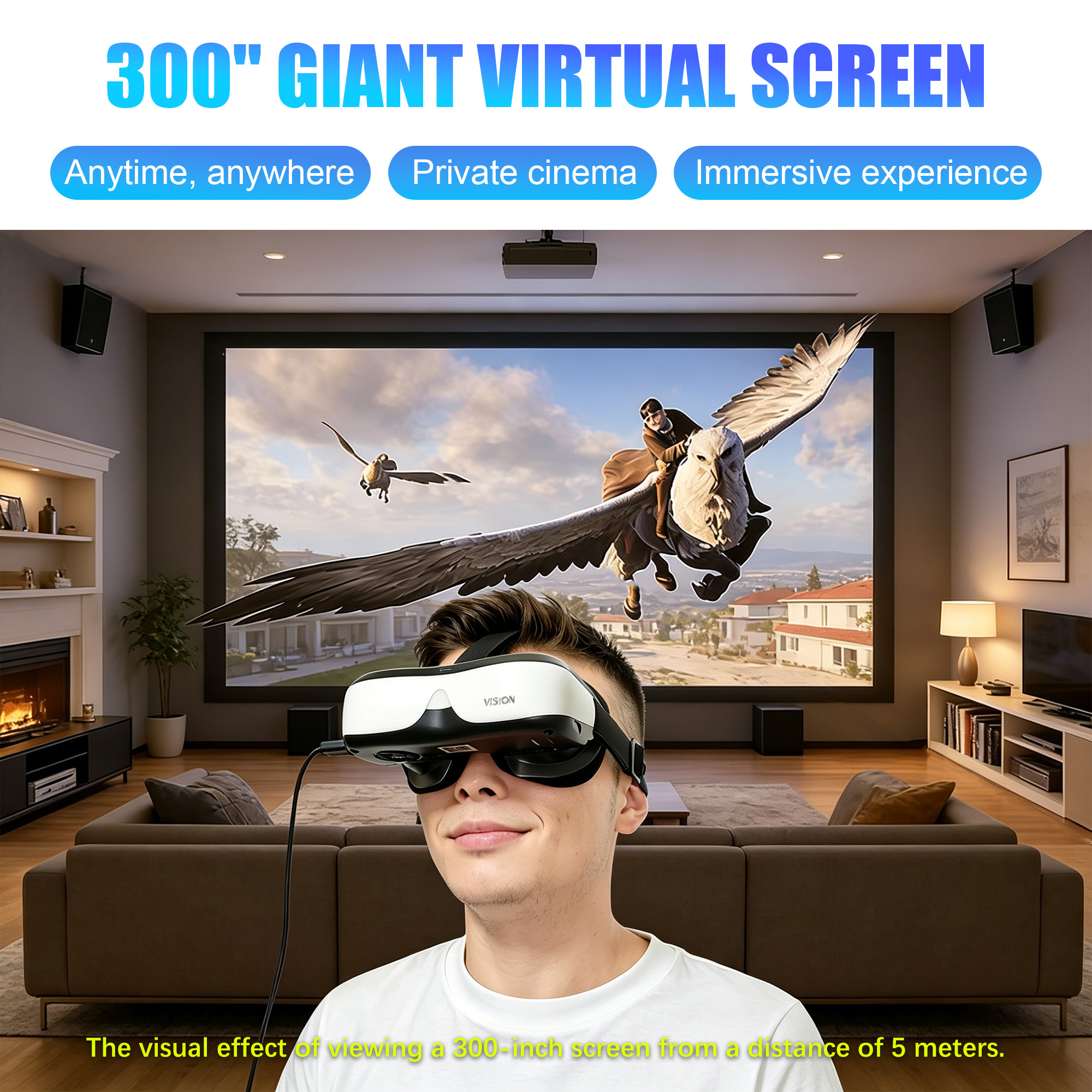Portable Head Mounted Display  - Video Home Cinema reseña y precio