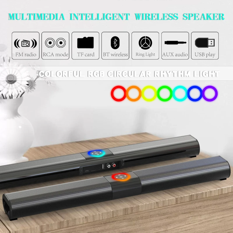 BS-20 Soundbar Wireless Card B - Home Cinema Wall Lights reseña y precio