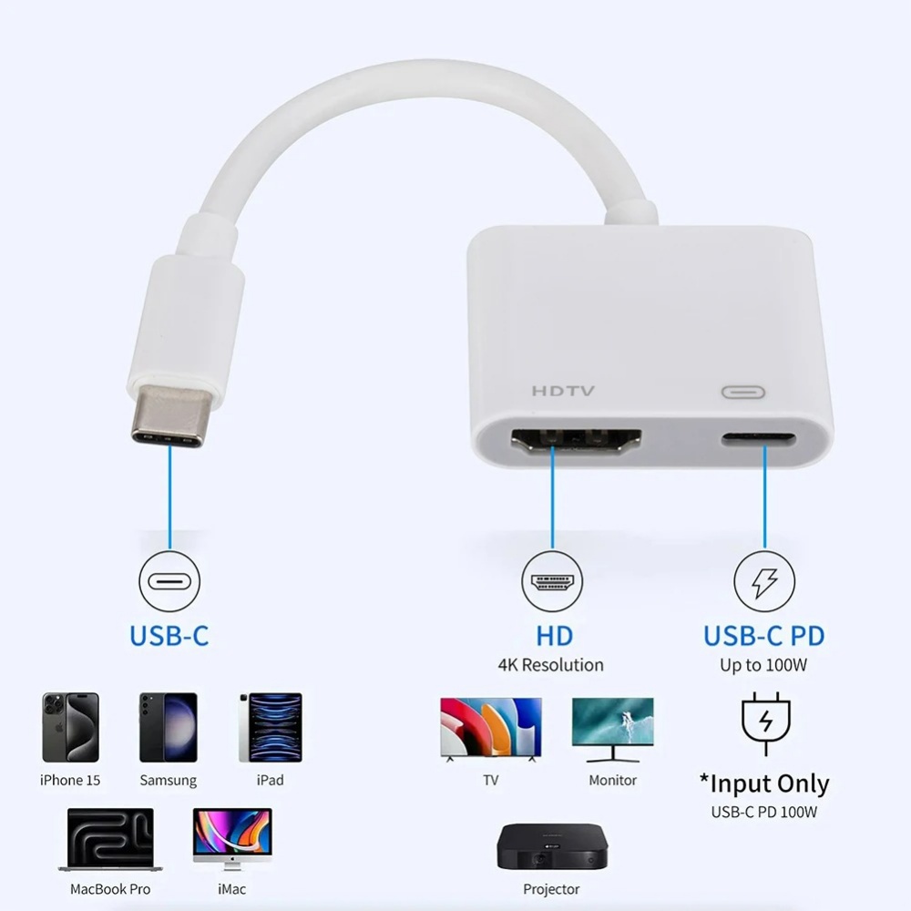 USB C to HDMI Adapter For iPho - Hdmi Arc Cable reseña y precio