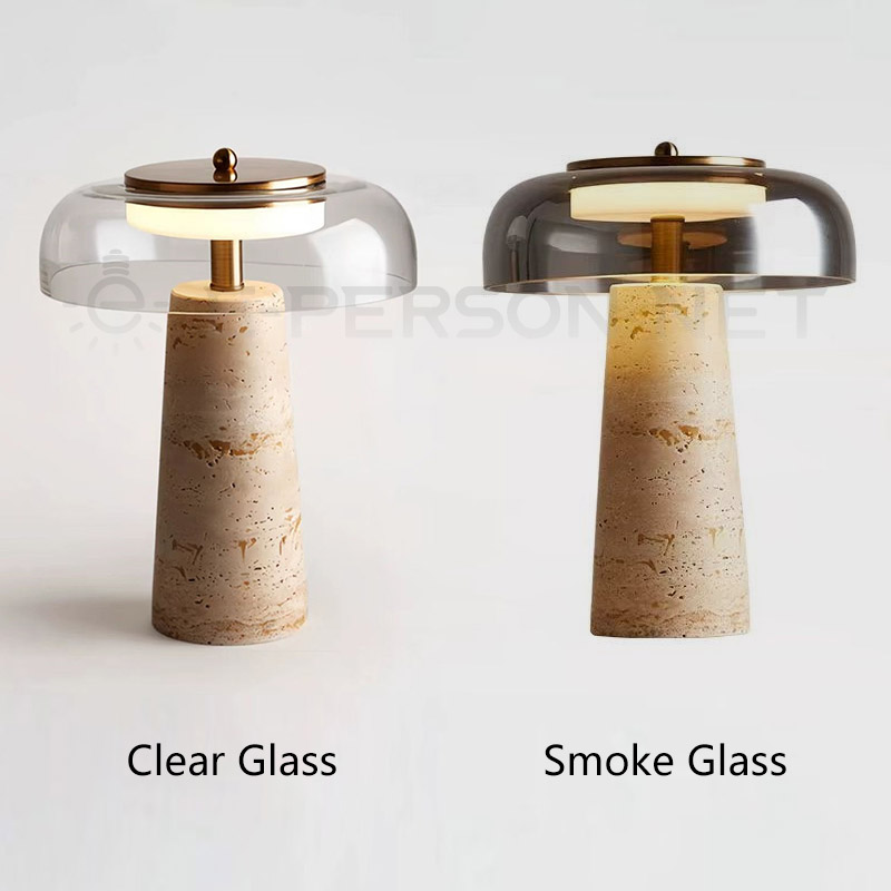 Designer Stone Base Table Lamp - Home Cinema Glasses reseña y precio
