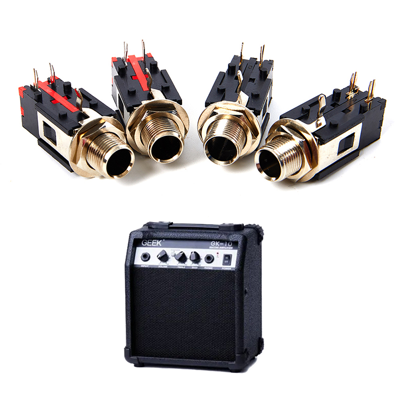 2Pcs 6.35mm Audio Headphone Ja - Wall Mount Speaker reseña y precio