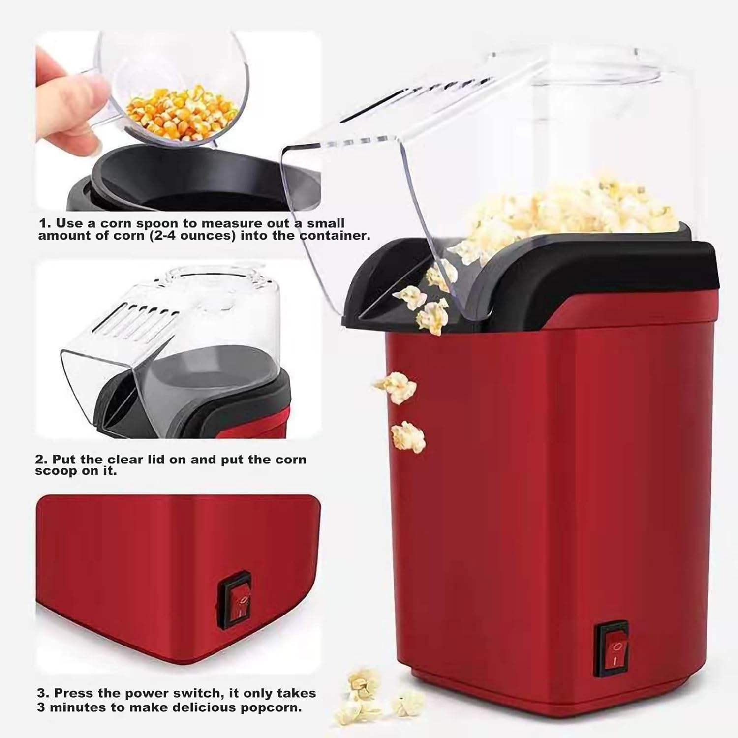 Popcorn Machine High Popping R - Popcorn Machine Home reseña y precio