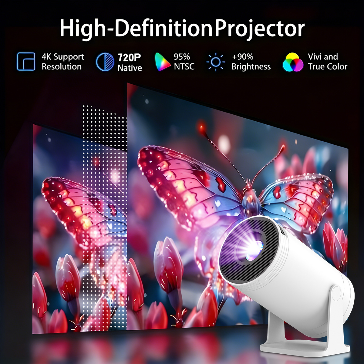 MAOHUTER X300 Projector Wired  - Video Home Cinema reseña y precio