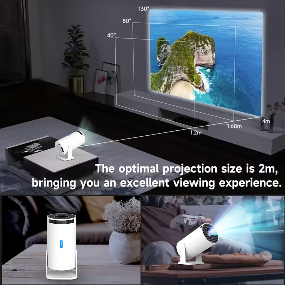 MAOHUTER X300 Projector Wired  - Video Home Cinema reseña y precio