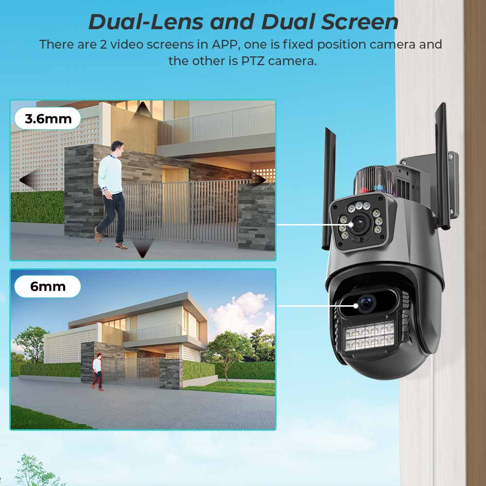 BESDER Wifi PTZ Camera 8MP Dua - Home Cinema Sony reseña y precio