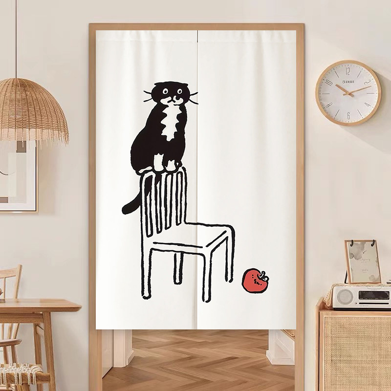 VIKAMA Vintage Cat Door Curtai - Vintage Home Cinema reseña y precio