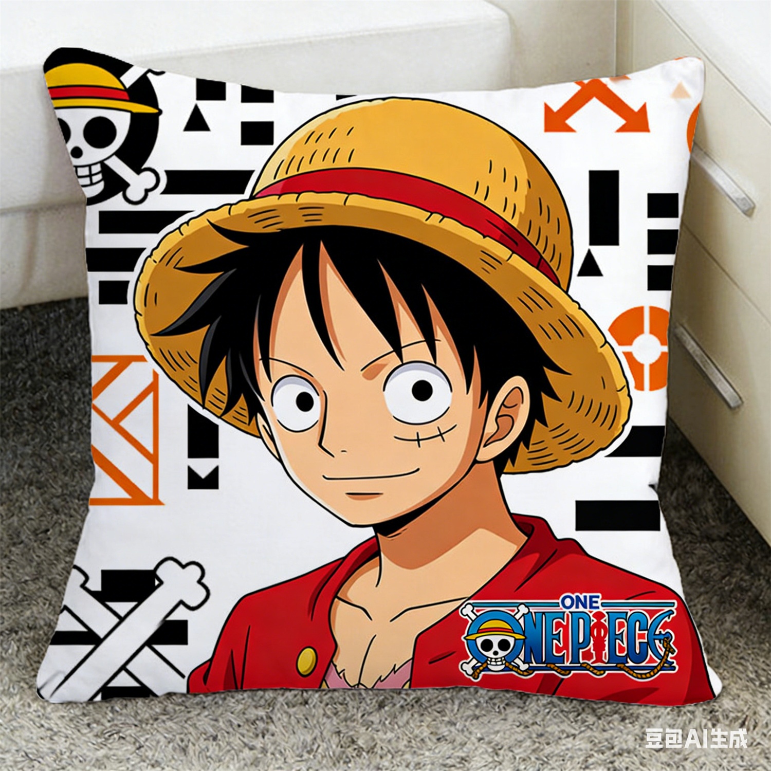 One Piece Monkey D Luffy Pillo - Recliner Sofa Cover reseña y precio