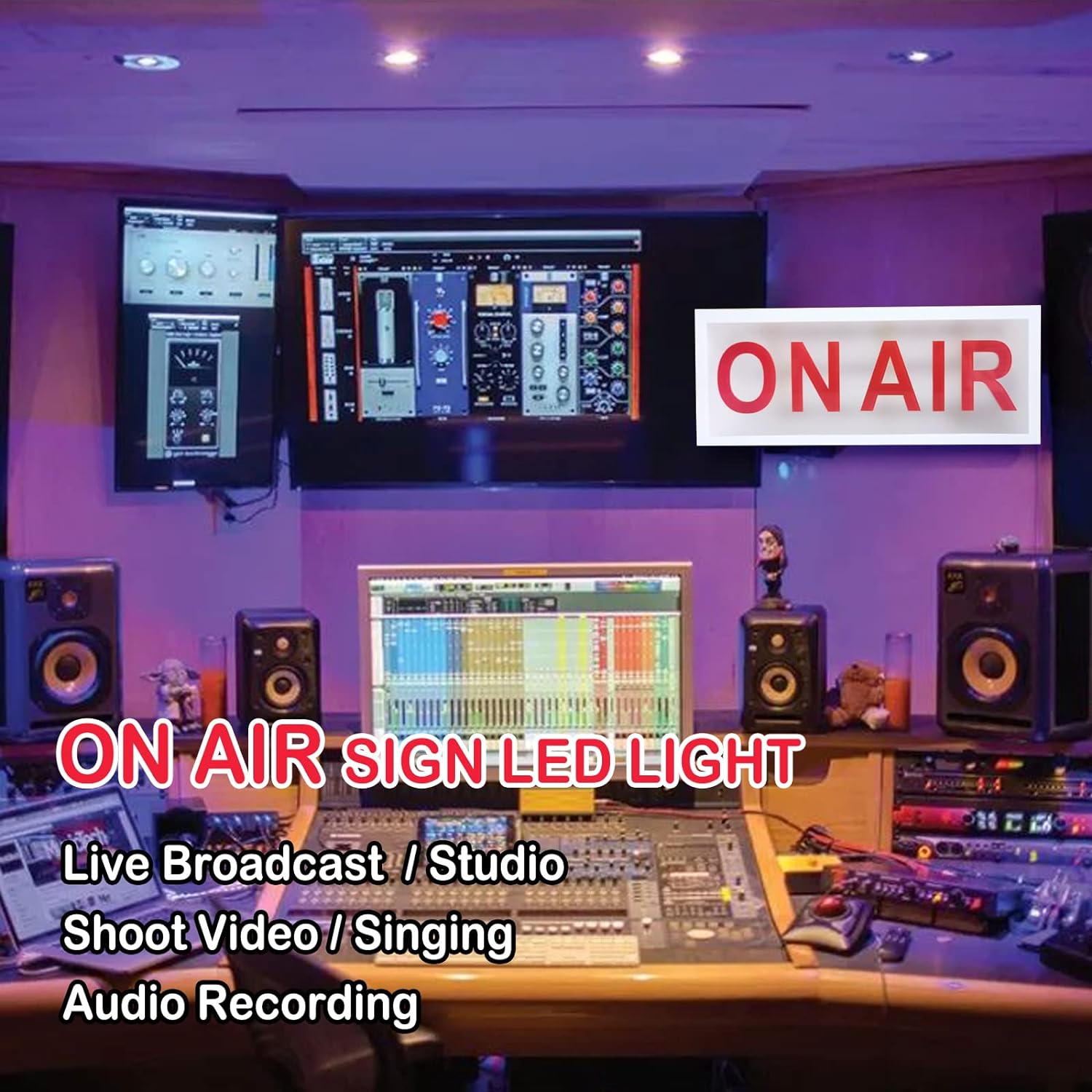 ON AIR SIGN LED LIGHT Recordin - Home Cinema Wall Lights reseña y precio