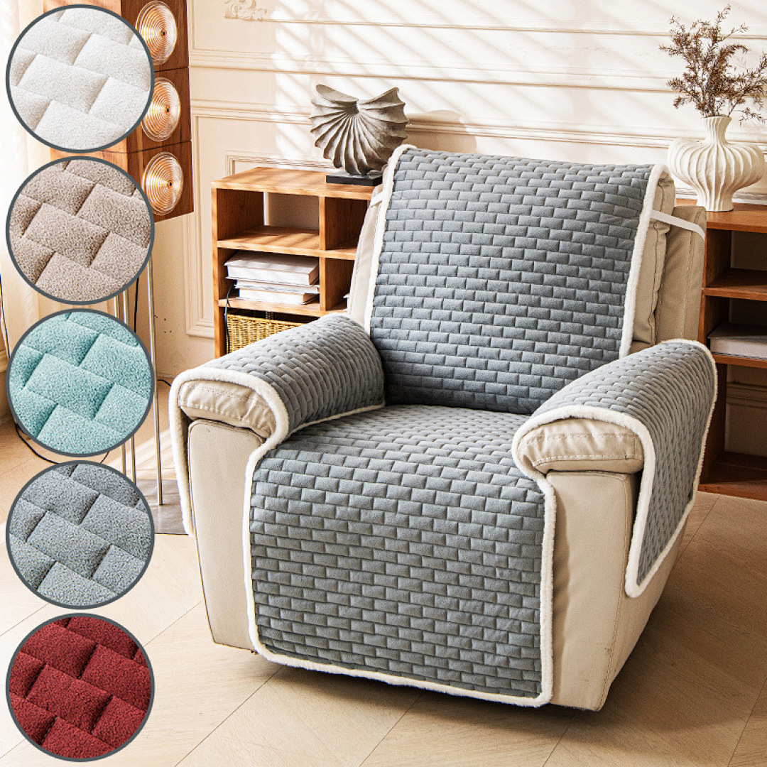 Non-Slip Sofa Cushion Flannel  - Recliner Sofa Cover reseña y precio