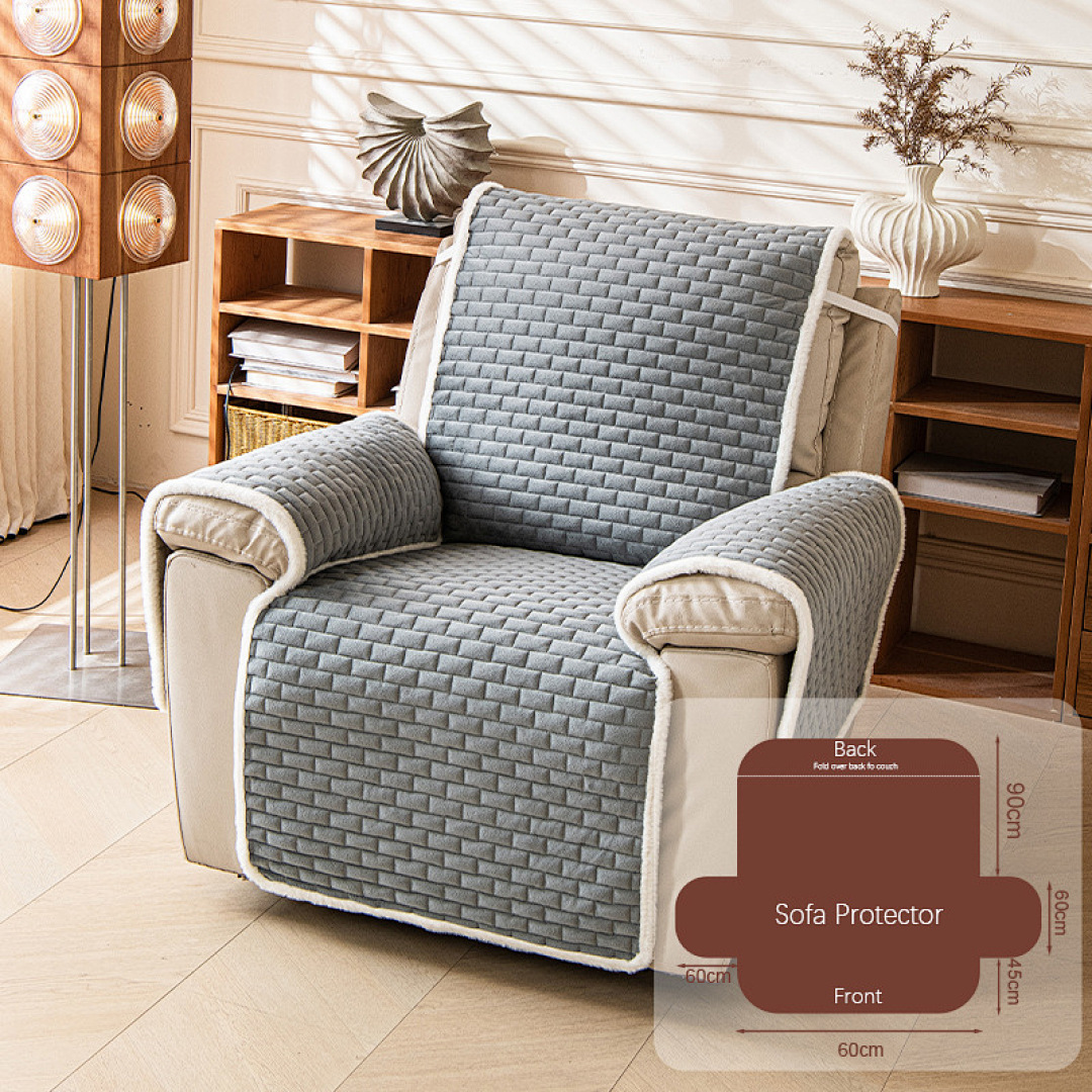 Non-Slip Sofa Cushion Flannel  - Recliner Sofa Cover reseña y precio