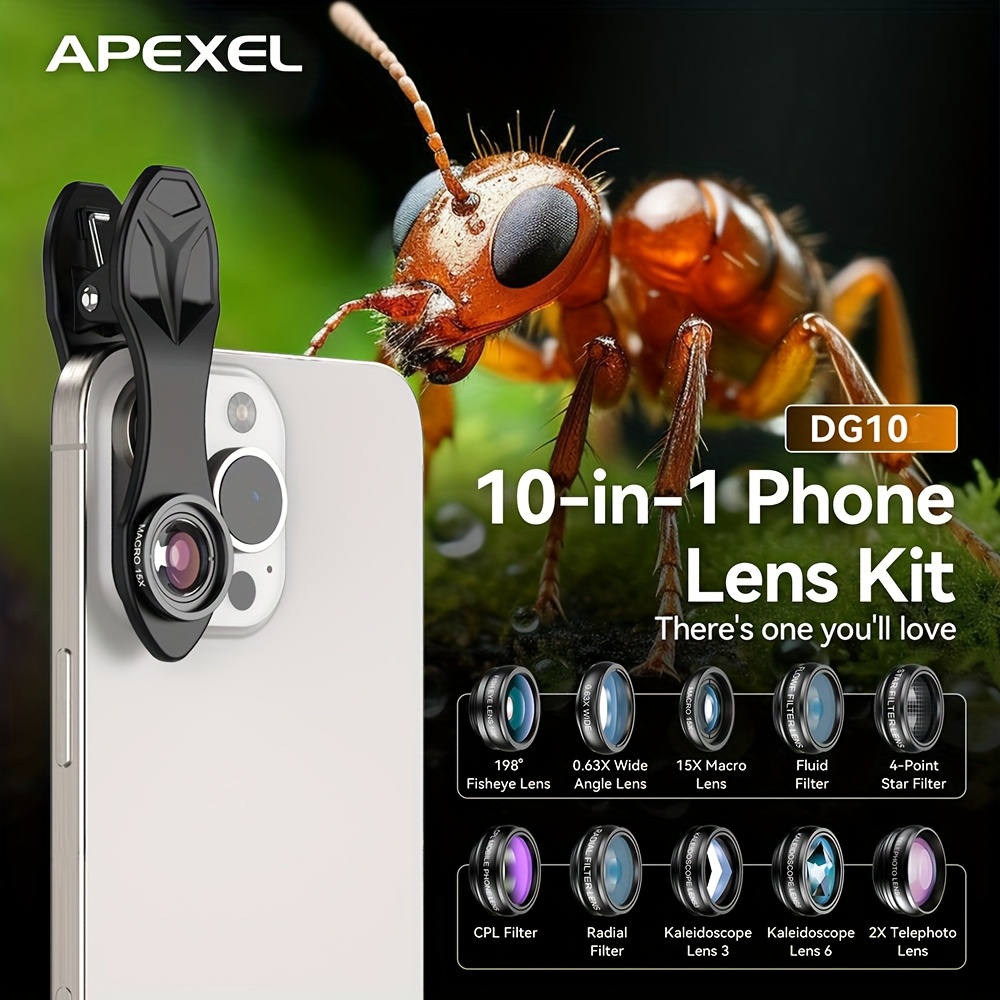 APEXEL HD 10in1 11in1 Phone Ca - Home Cinema Center reseña y precio
