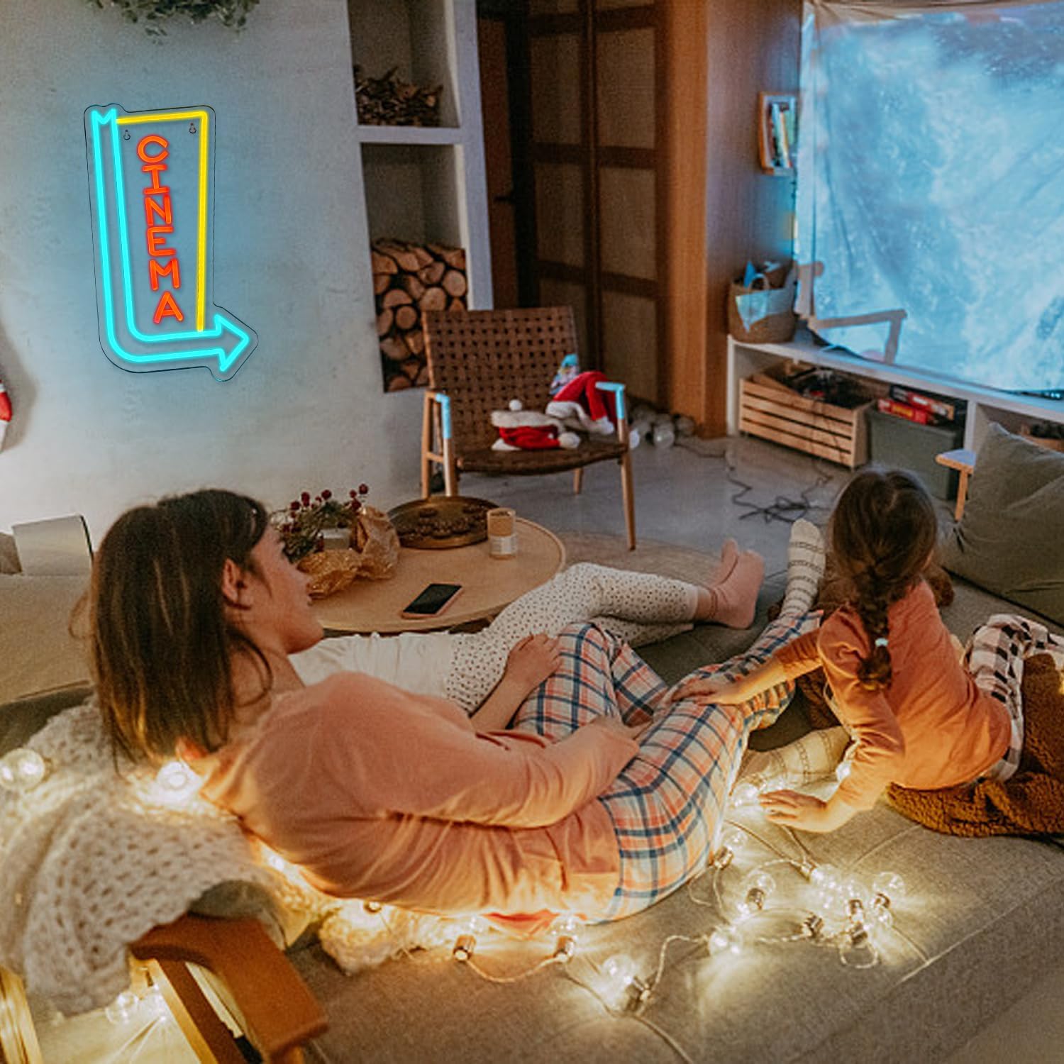 Cinema Neon Sign USB Dimmable  - Home Cinema Wall Lights reseña y precio