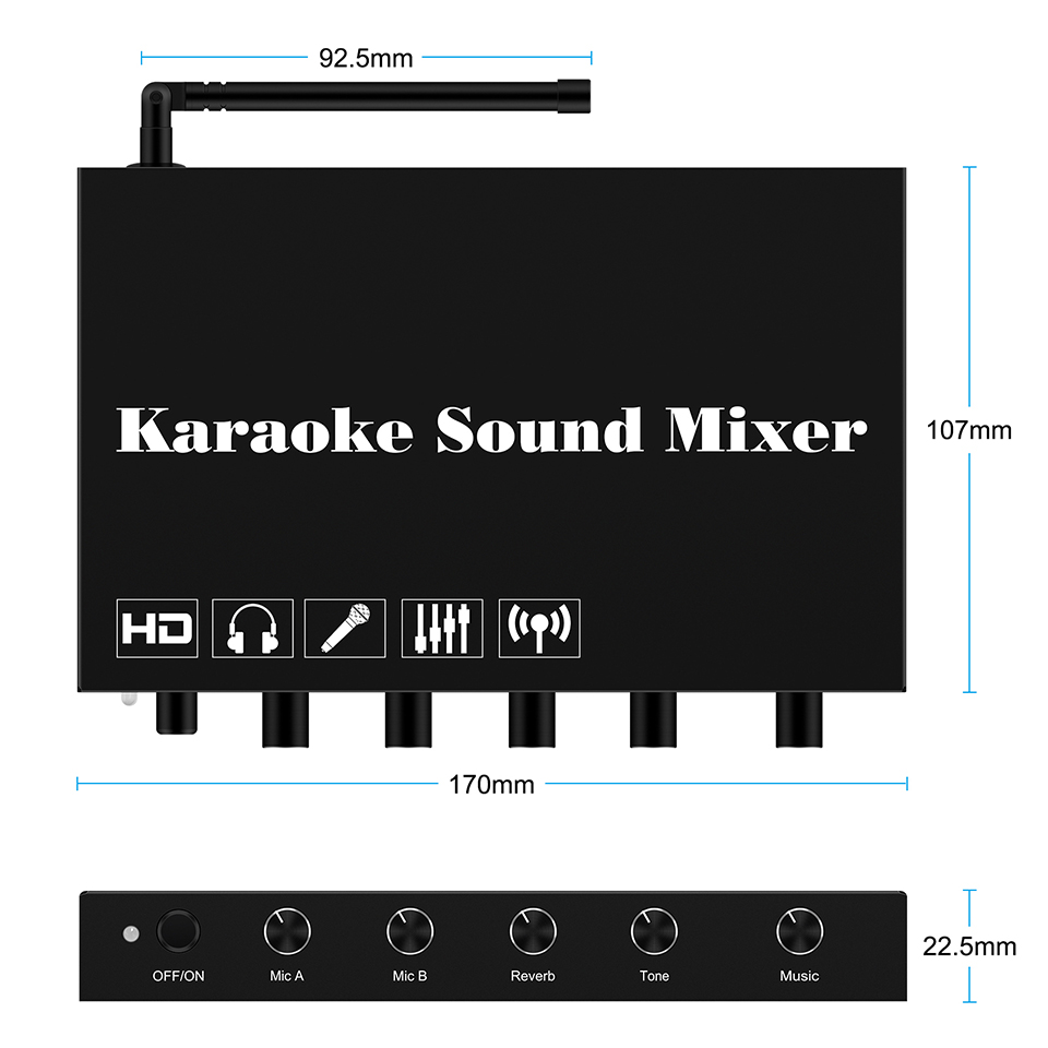 HDMI Karaoke Player Mixer Home - Genius Home Cinema reseña y precio