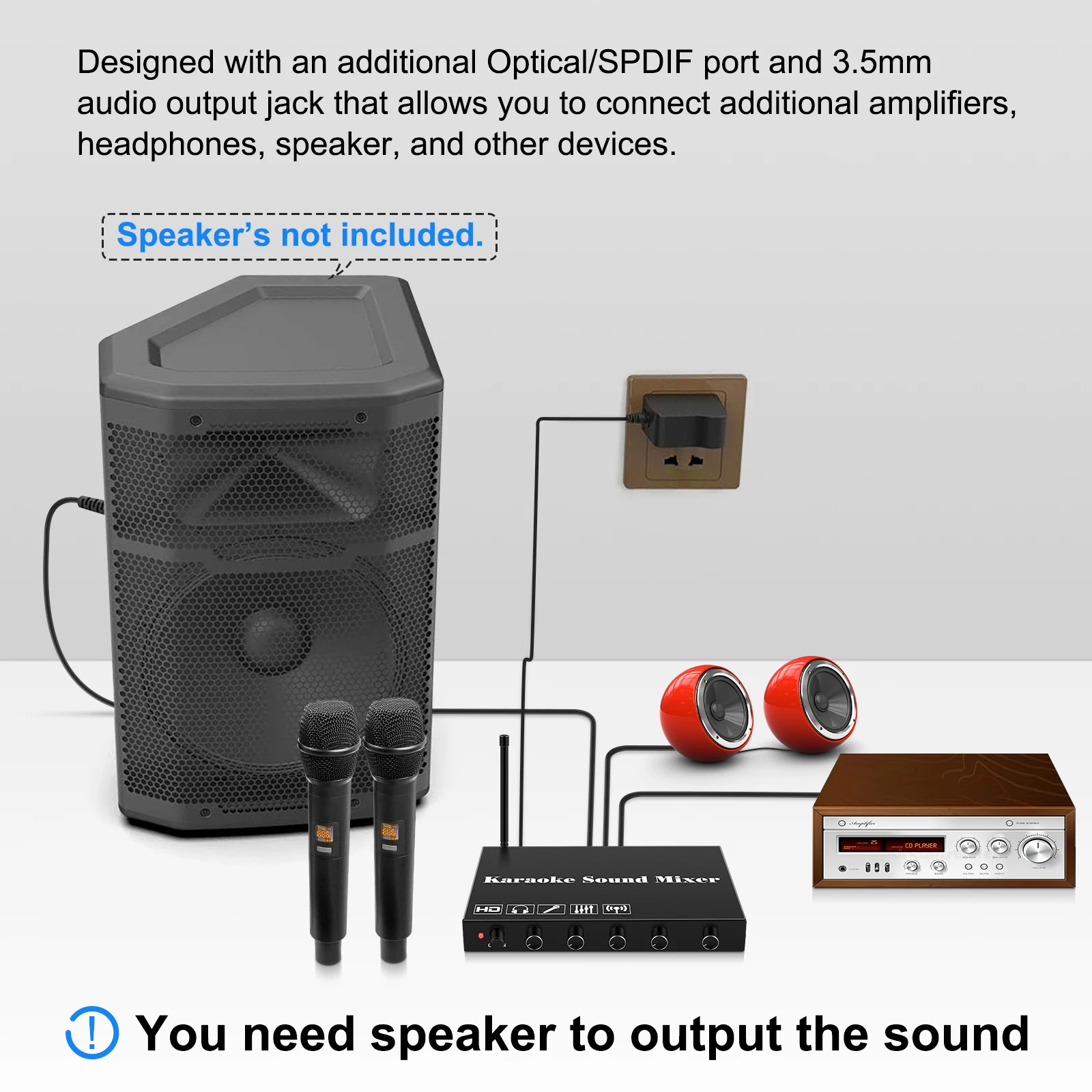 HDMI Karaoke Player Mixer Home - Genius Home Cinema reseña y precio