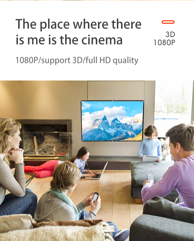 MIXITO Projection Curtain 16:  - Home Cinema Screen reseña y precio
