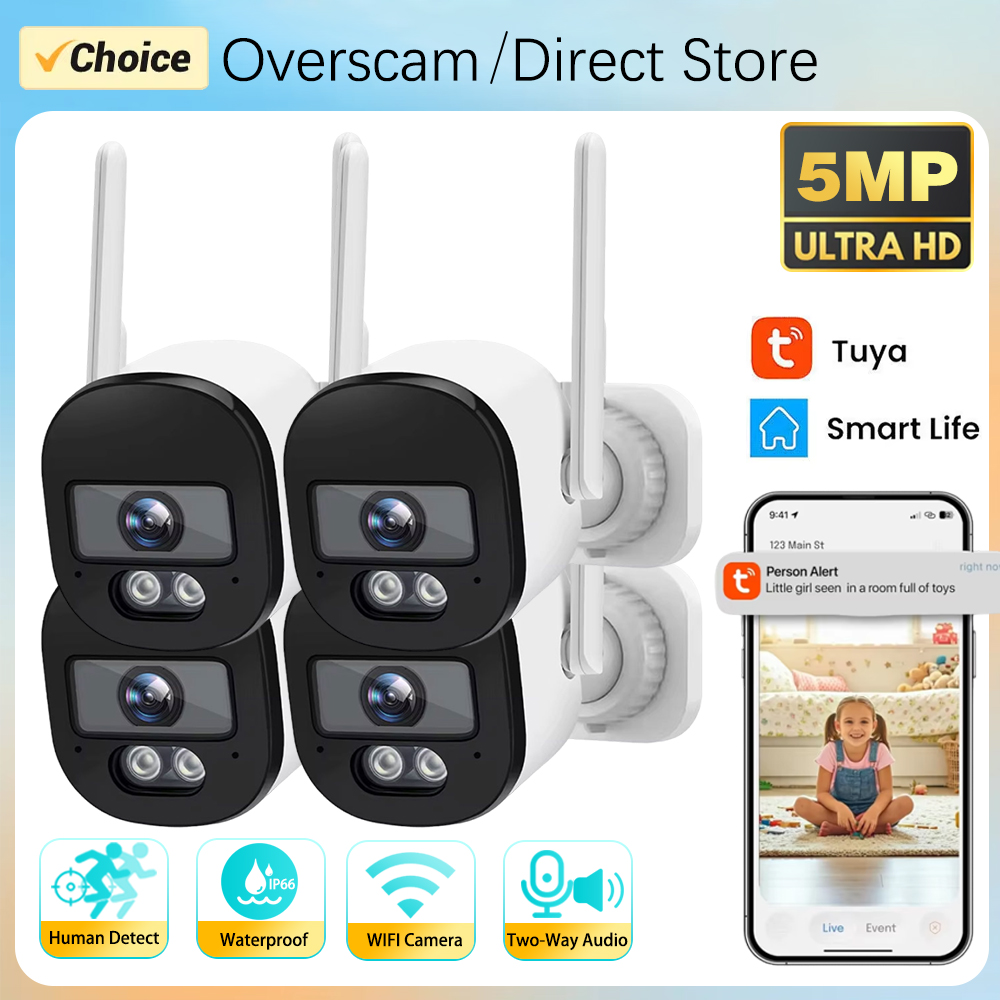 Tuya Bullet Camera Outdoor 5MP - Home Cinema Sony reseña y precio