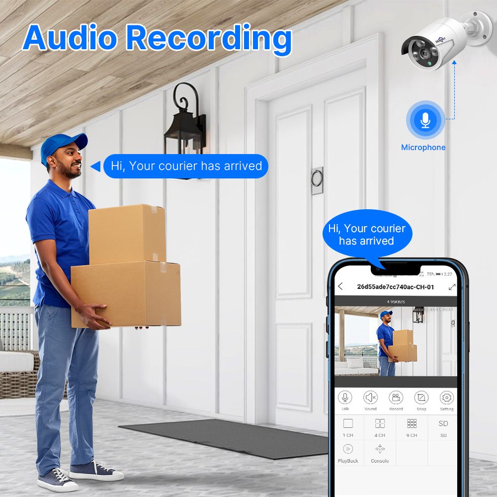 Hiseeu 5MP Audio IP Security S - Home Cinema Sony reseña y precio