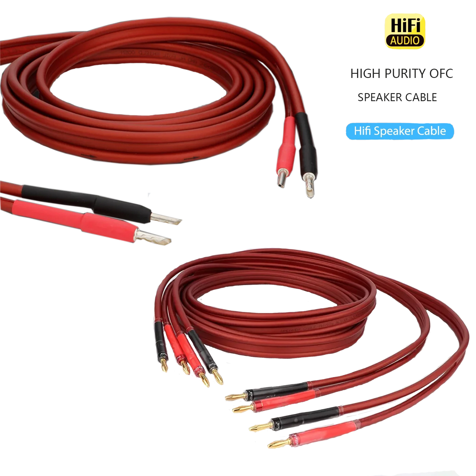 1 Pair Speaker Cable High-End  - Home Cinema High End reseña y precio