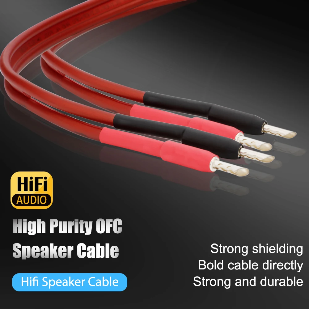 1 Pair Speaker Cable High-End  - Home Cinema High End reseña y precio