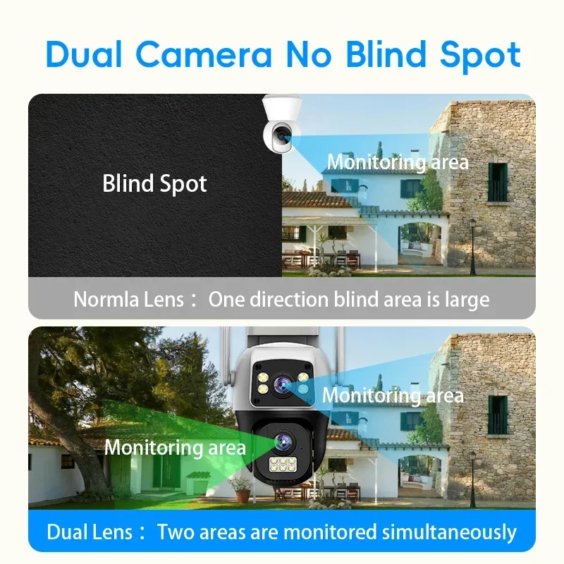 8MP 4K WIFI IP Camera PTZ Outd - Home Cinema Screen reseña y precio