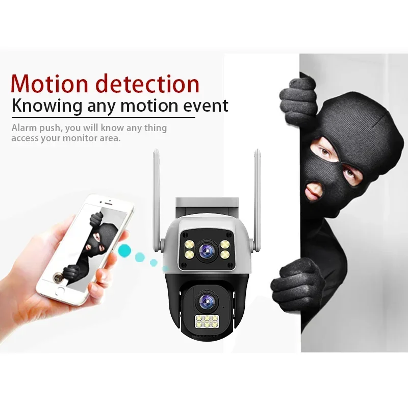 8MP 4K WIFI IP Camera PTZ Outd - Home Cinema Screen reseña y precio