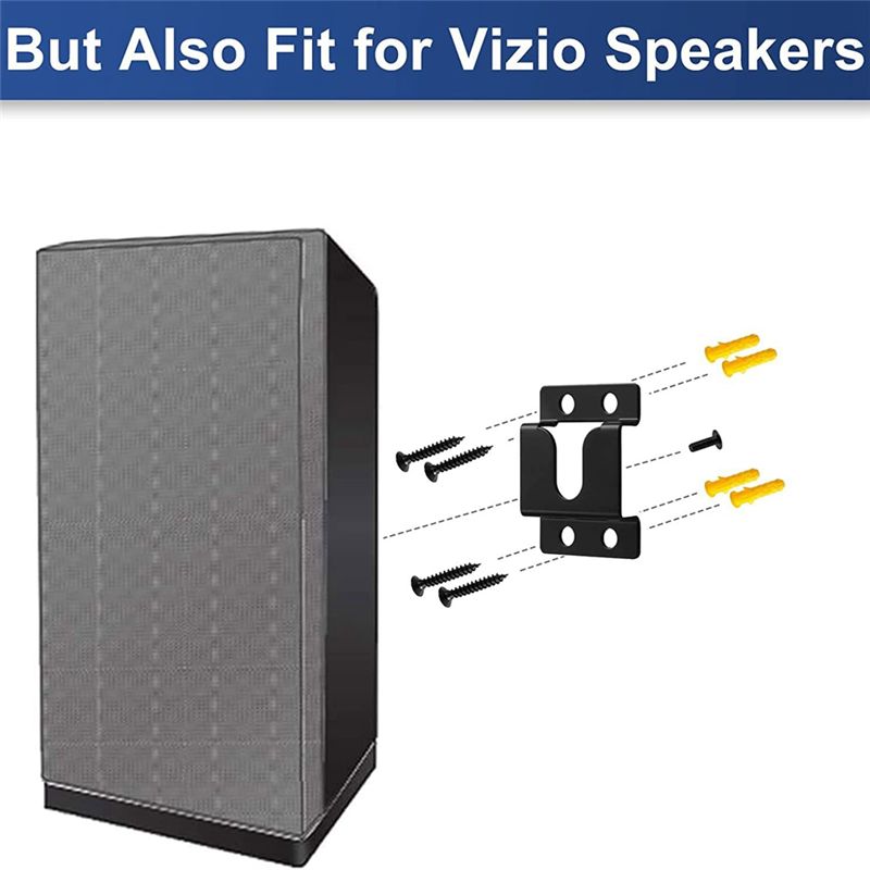 【A43M】1Pair Wall Mount Bracket - Wall Mount Speaker reseña y precio