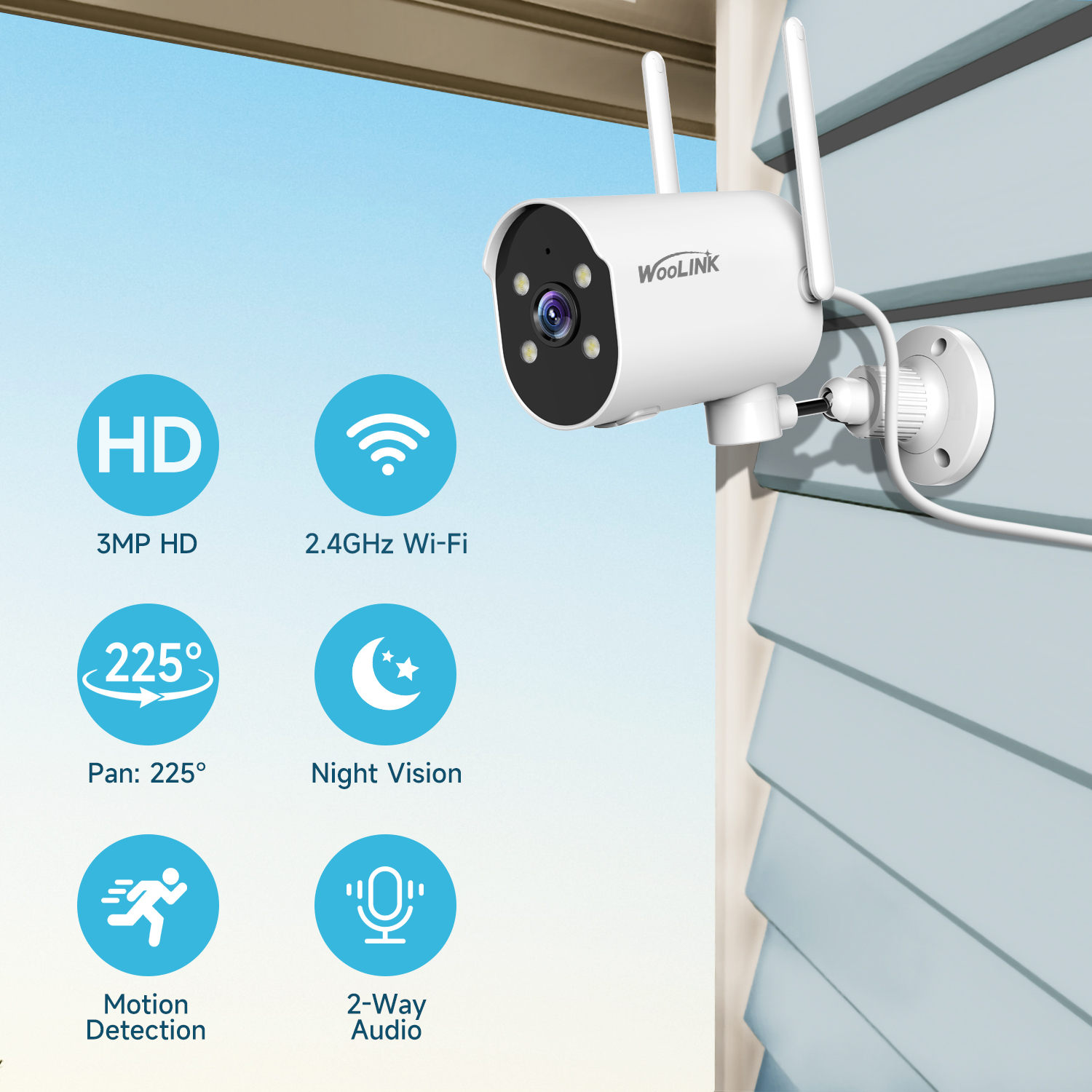 Bullet WiFi Camera Outdoor Wir - Home Cinema Sony reseña y precio