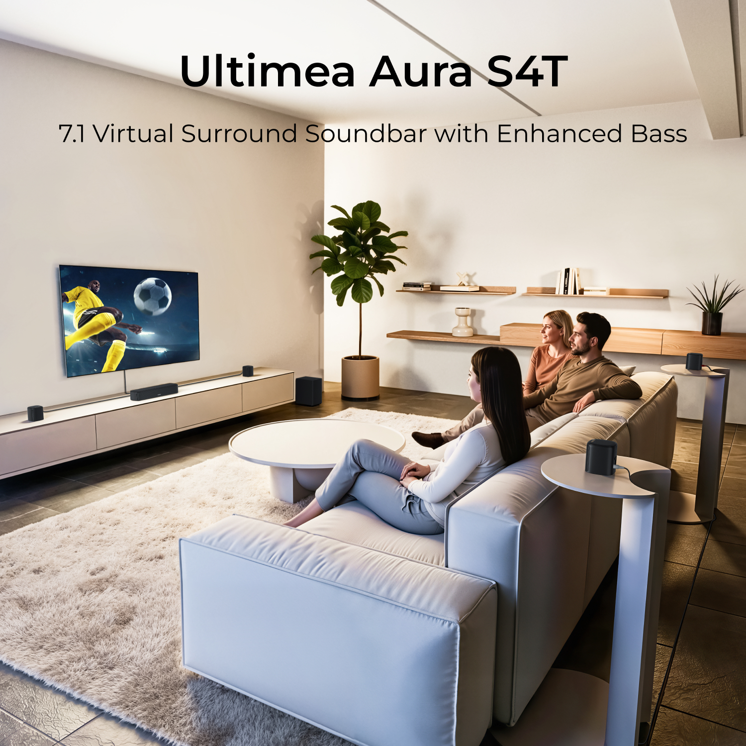 ULTIMEA 7.1ch Sound Bar with S - Home Cinema Unit reseña y precio