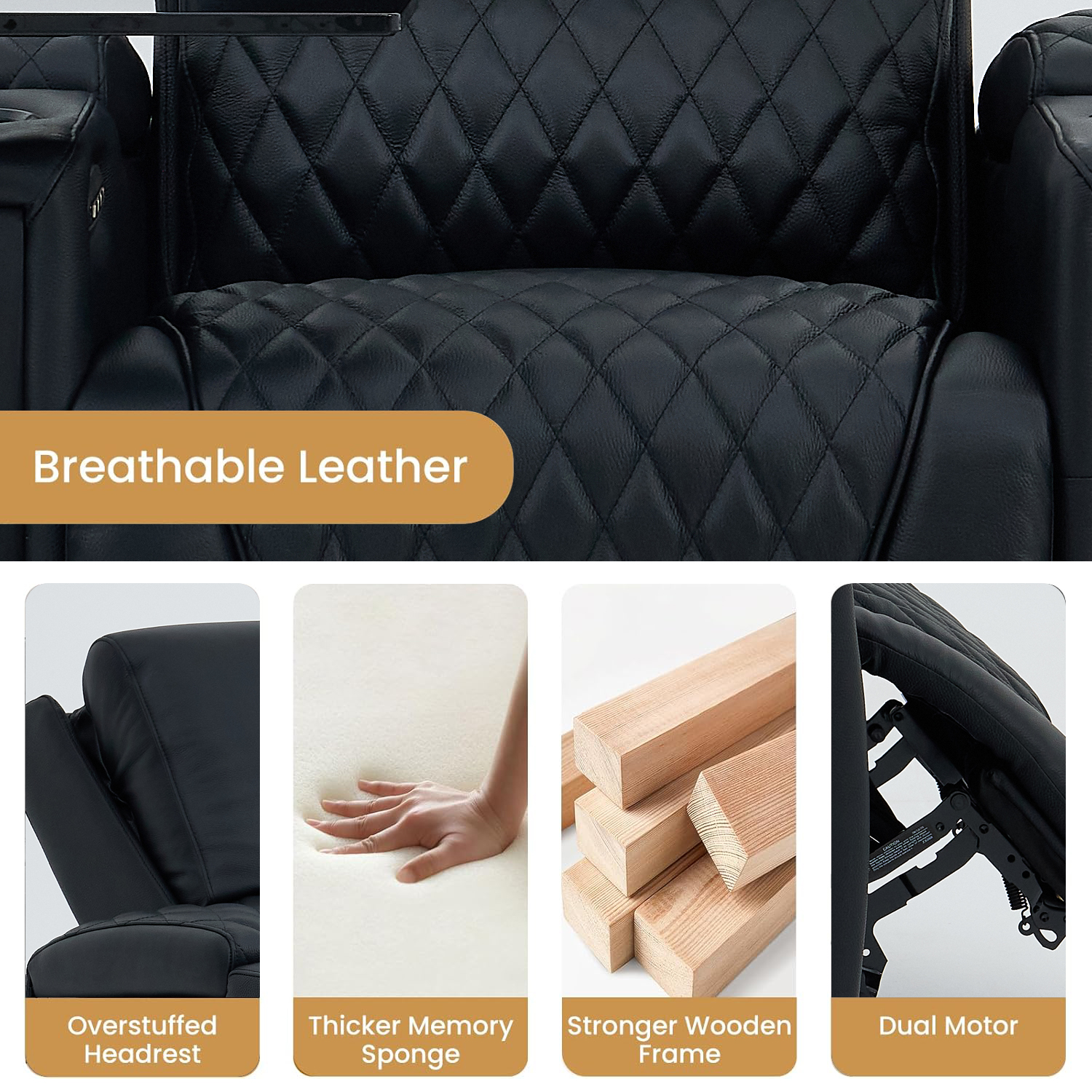 #Synthetic Leather Modern Cine - Home Cinema High End reseña y precio